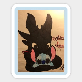 Toothless & Stitch Sticker